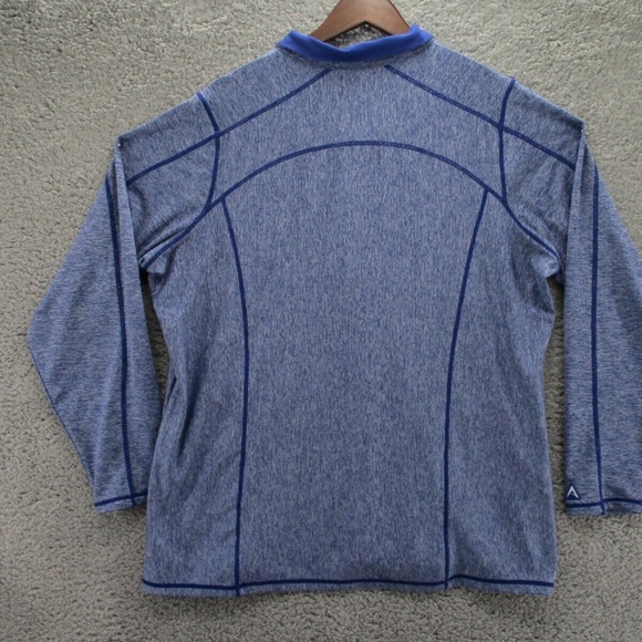 Antgiua 1/4 Zip Shirt Womens XXL Toronto Blue Jays Heather Blue - Picture 8 of 11